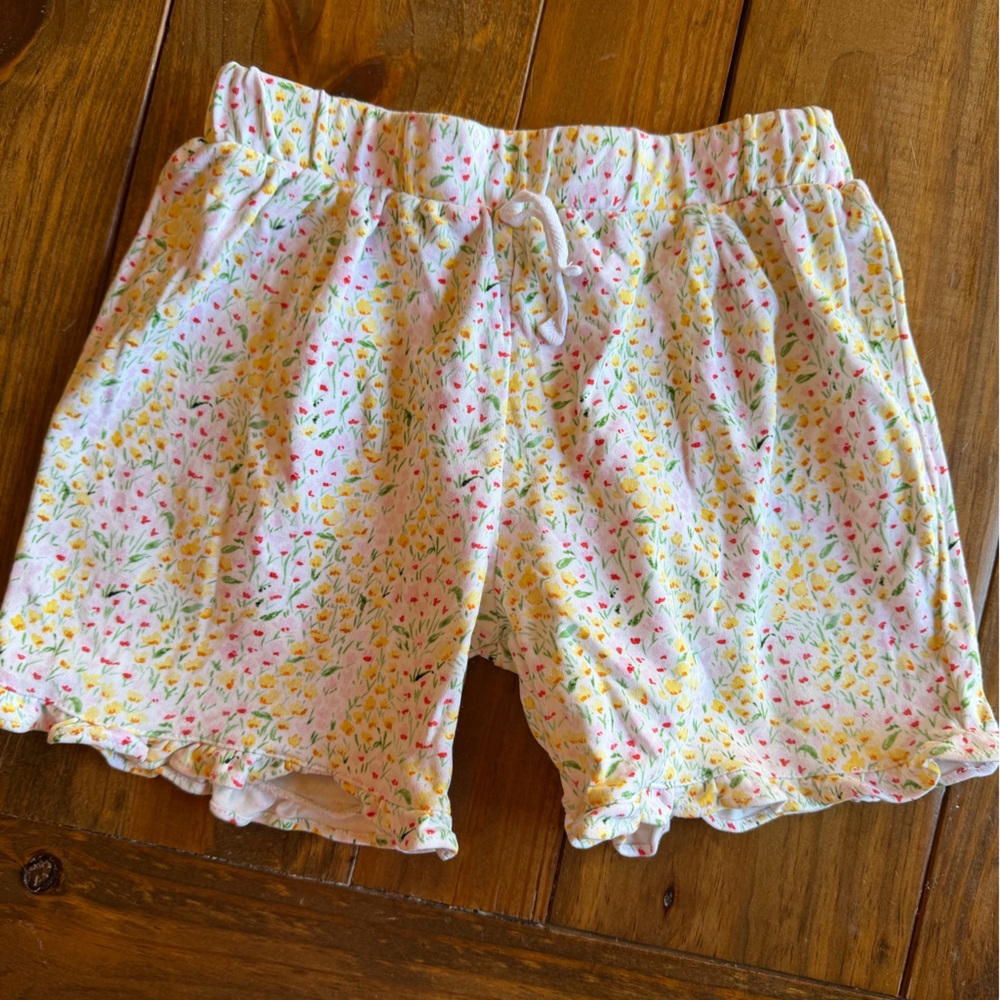 The Proper Peony Floral Print Shorts 6Y